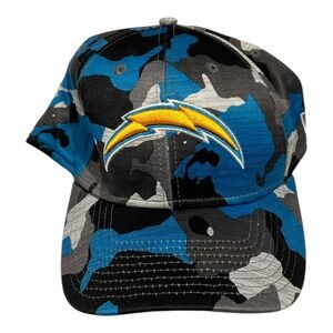 New Era Chargers 39THIRTY Hat‎ NFL Camo Fitted Cap L/XL Stretch Baseball